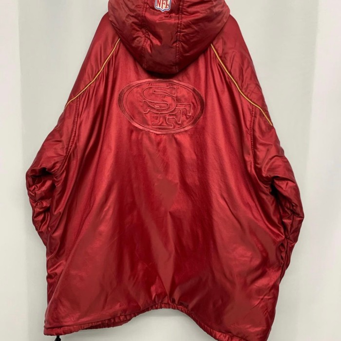 1990’s “49ers” Padded Nylon Jacket | Vintage.City 古着屋、古着コーデ情報を発信