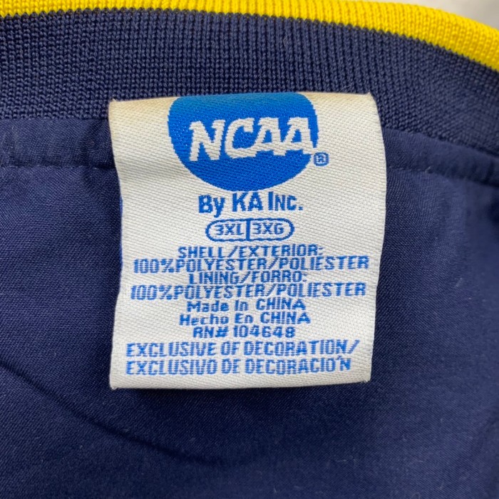 NCAA ミシガン大学　カレッジロゴ刺繍　ナイロンプルオーバー | Vintage.City 古着屋、古着コーデ情報を発信