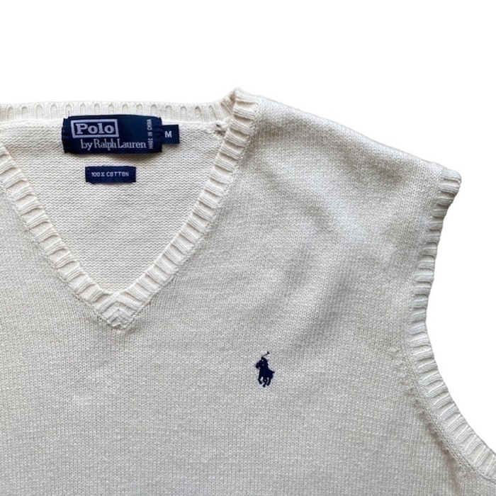 90s Polo by Ralph Lauren cotton knit ves | Vintage.City 빈티지숍, 빈티지 코디 정보