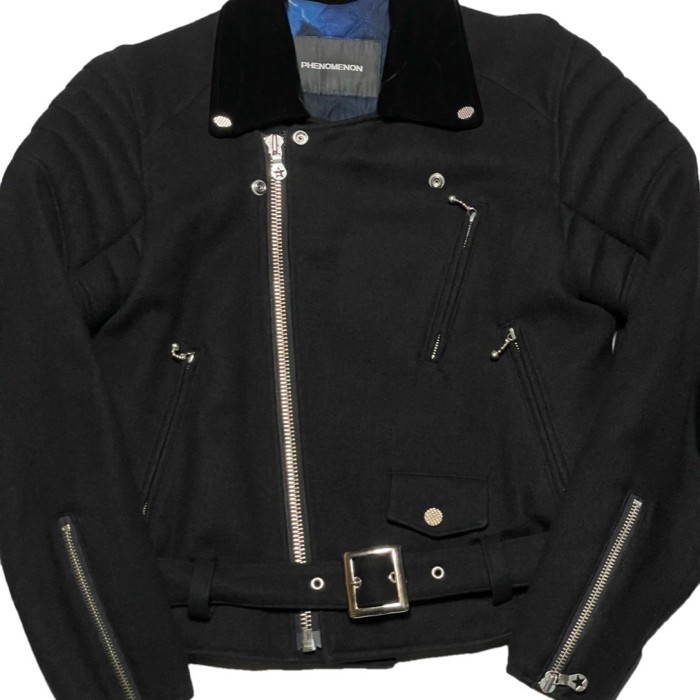 日本製 PHENOMENON ウールライダースジャケット ブラック 38サイズ | Vintage.City Vintage Shops, Vintage Fashion Trends