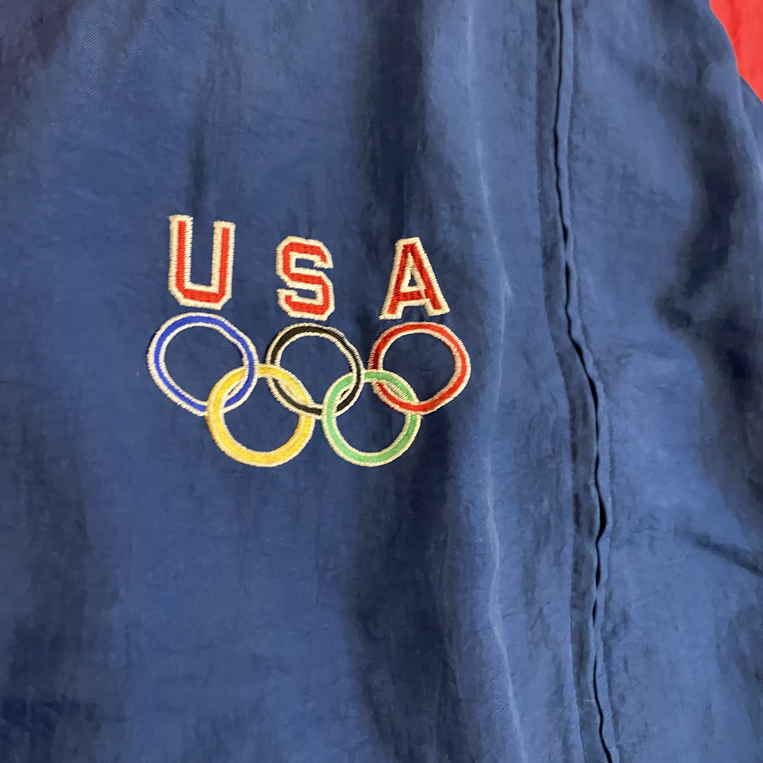 ビンテージ 90年代 スターター オリンピック ナイロンジャケット L 