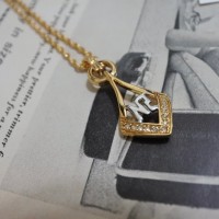 Deadstock Nina Ricci Square Necklace | Vintage.City ヴィンテージ 古着