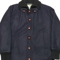 英国製 Yarmo 裏キルティング加工ウールジャケット ネイビー 36サイズ | Vintage.City ヴィンテージ 古着