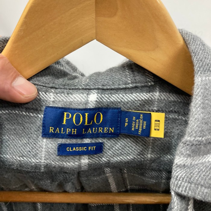 POLO by RALPH LAUREN 肉厚チェック長袖シャツ　S | Vintage.City 古着屋、古着コーデ情報を発信