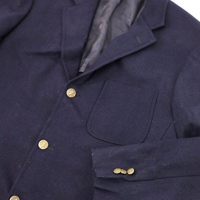 USA Brooks Brothers Navy Tailored Jacket | Vintage.City 古着屋、古着コーデ情報を発信