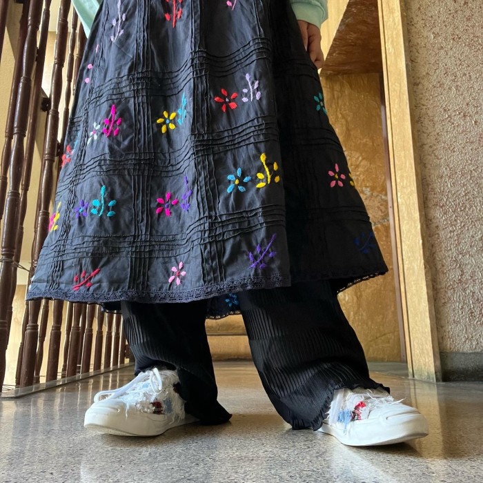 Mexican Flower embroidery dress/2225 | Vintage.City 古着屋、古着コーデ情報を発信