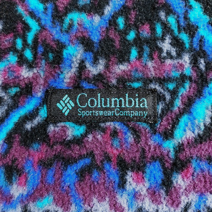 Columbia SC / Patterned pull over fleece | Vintage.City 빈티지숍, 빈티지 코디 정보