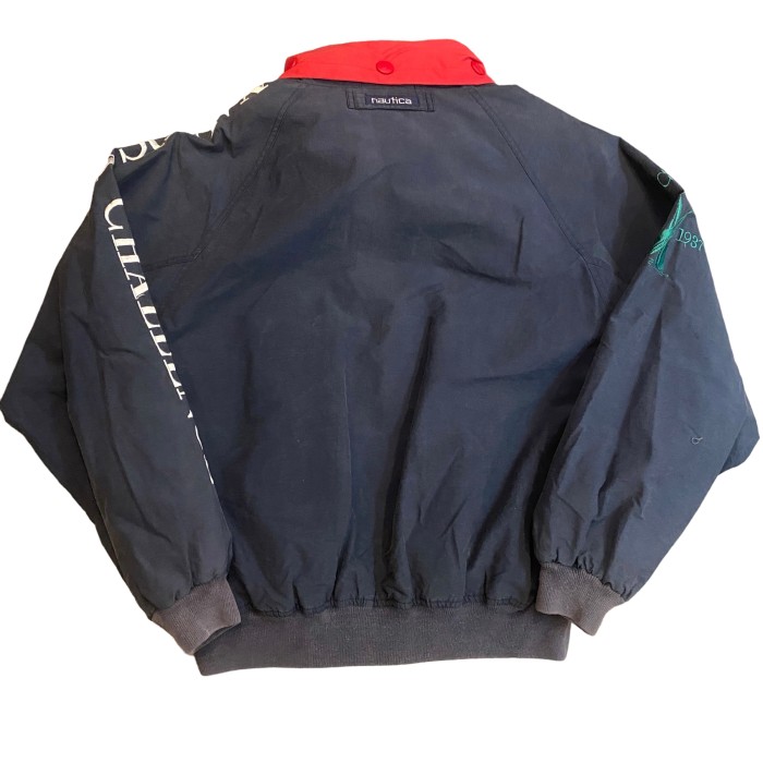 ビンテージ 90年代 ノーティカ ロゴ刺繍 ジャケット L ネイビー | Vintage.City 古着屋、古着コーデ情報を発信