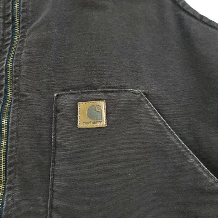 【600】Carhartt 　ダックベスト　Lサイズ 茶色 綿100% | Vintage.City 古着屋、古着コーデ情報を発信