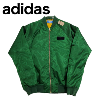 【605】adidas MA-1ブルゾン　ジャケット 50サイズ（M相当）　緑 | Vintage.City ヴィンテージ 古着