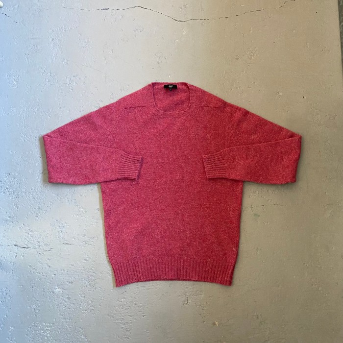 ダンヒル ウールニット L ピンク(さくら色) スコットランド製 | Vintage.City 古着屋、古着コーデ情報を発信