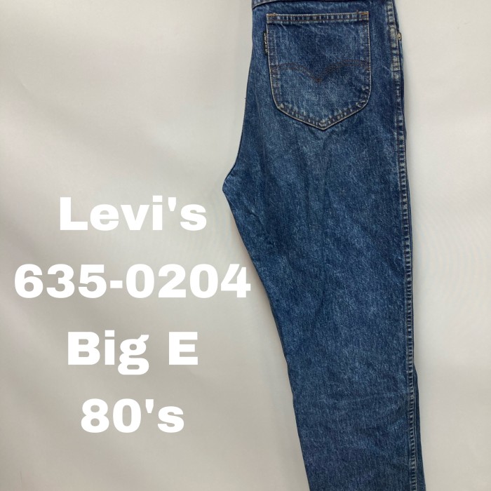 Levi's 635-0204 80'sBig Eケミカルブルーデニムw33 | Vintage.City