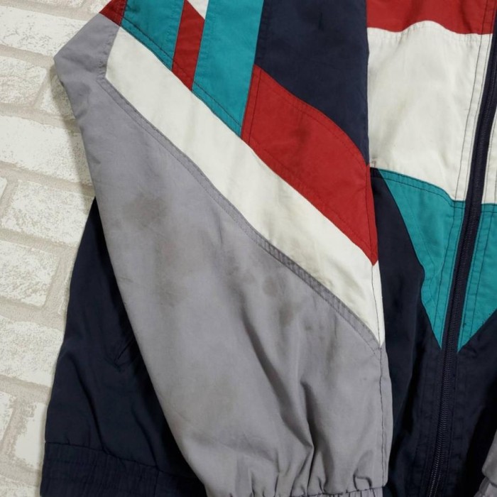 【602】PUMA マルチカラーナイロンジャケット　XLサイズ　 | Vintage.City 古着屋、古着コーデ情報を発信