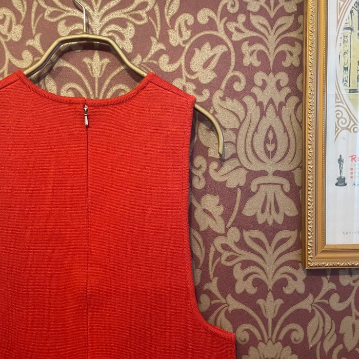 1960s red mini dress | Vintage.City 古着屋、古着コーデ情報を発信