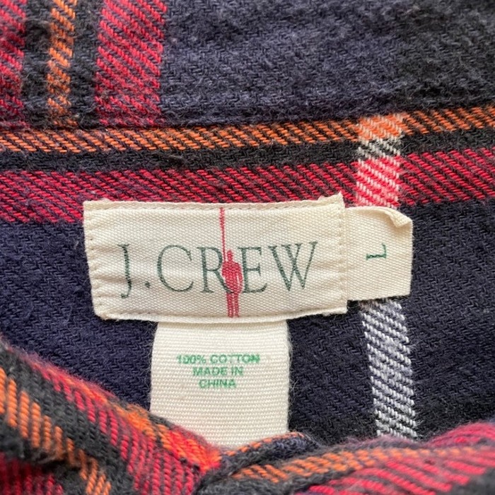 old j.crew heavy flannel shirt | Vintage.City 古着屋、古着コーデ情報を発信