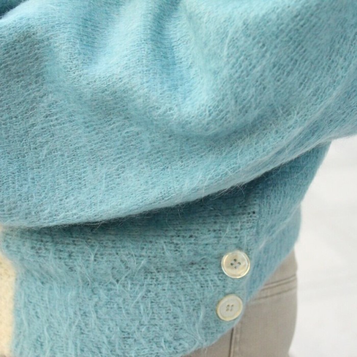 60s SEARS V-neck Mohair Knit | Vintage.City Vintage Shops, Vintage Fashion Trends