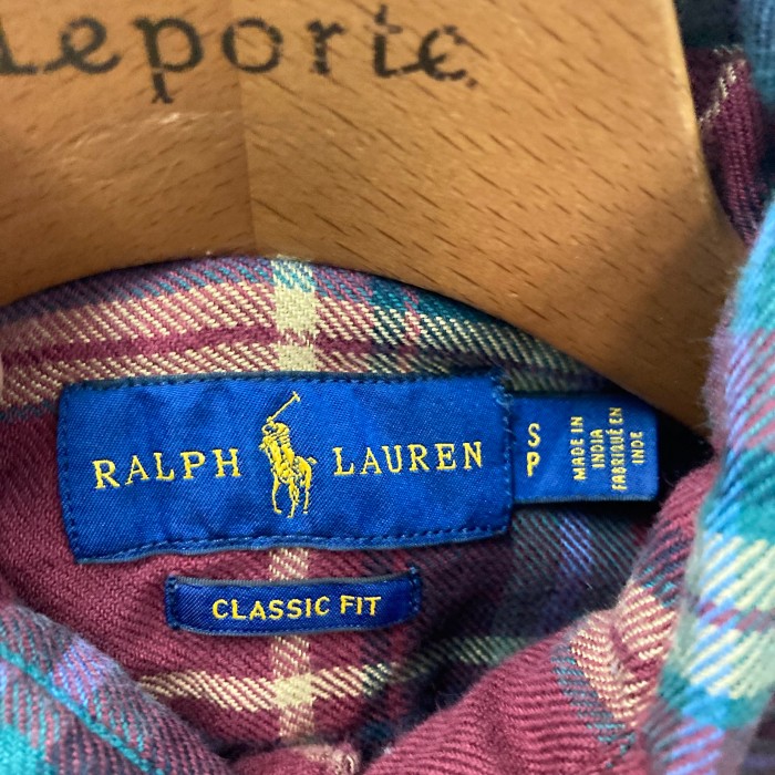 RALPH LAURENチェックシャツ 長袖シャツ ネルシャツS | Vintage.City 古着屋、古着コーデ情報を発信