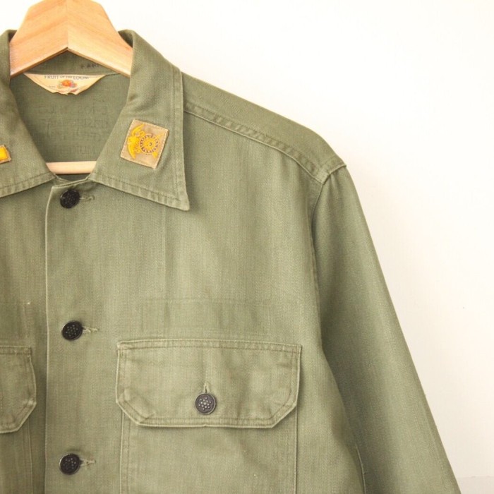 60s FRUIT OF THE LOOM Utility Shirt | Vintage.City 古着屋、古着コーデ情報を発信