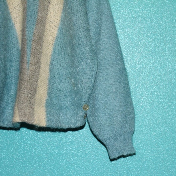 60s SEARS V-neck Mohair Knit | Vintage.City
