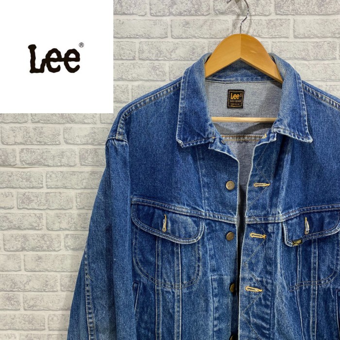 Lee 80's デニムジャケット　ジージャン　ワンポイントロゴ　 | Vintage.City 古着屋、古着コーデ情報を発信