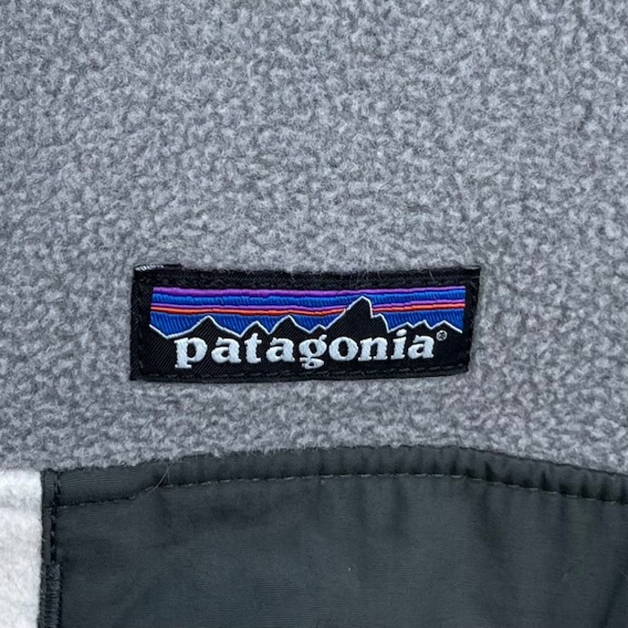 パタゴニア フリースジャケット シンチラ スナップt 刺繍ロゴ XL 