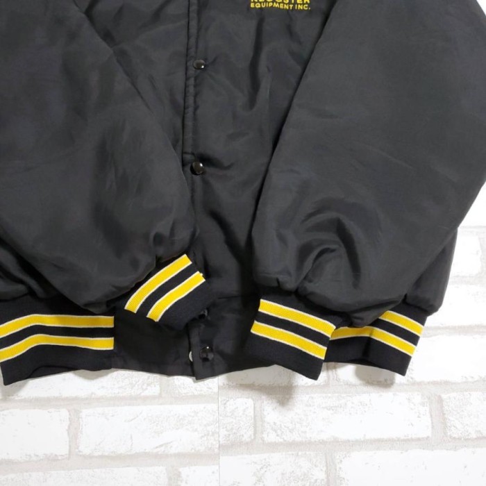 【612】BMR　USA製ナイロンスタジャン　XLサイズ　黒　 | Vintage.City 古着屋、古着コーデ情報を発信