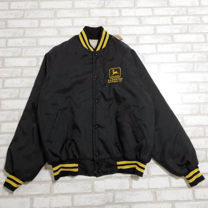 【612】BMR　USA製ナイロンスタジャン　XLサイズ　黒　 | Vintage.City 古着屋、古着コーデ情報を発信