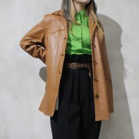 1960s western yoke leather jacket | Vintage.City ヴィンテージ 古着