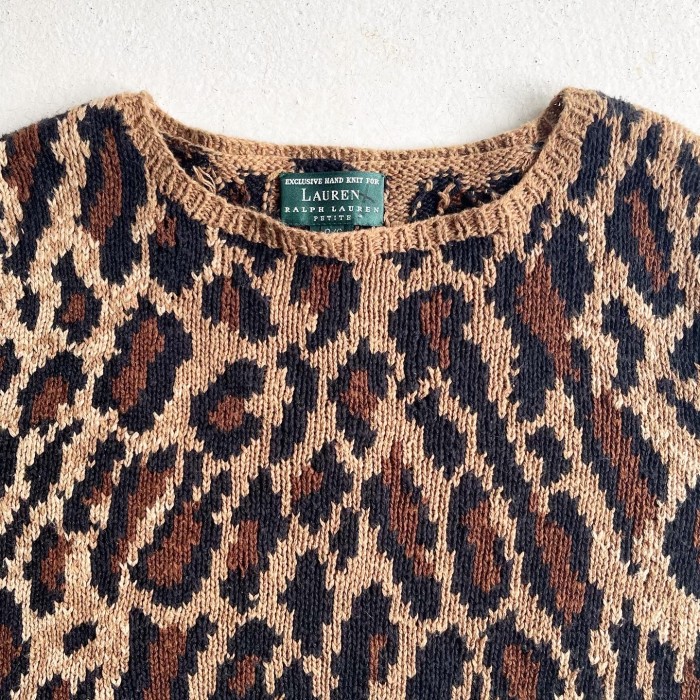 1990s LAUREN  Ralph Lauren Leopard Hand | Vintage.City Vintage Shops, Vintage Fashion Trends