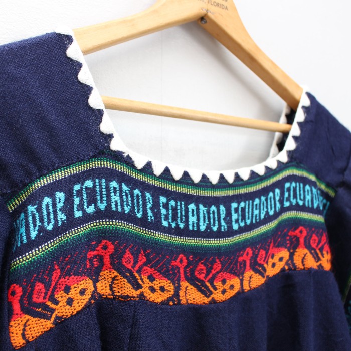 USA VINTAGE アメリカ古着刺繍デザインウールメキシカンワンピース | Vintage.City 古着屋、古着コーデ情報を発信