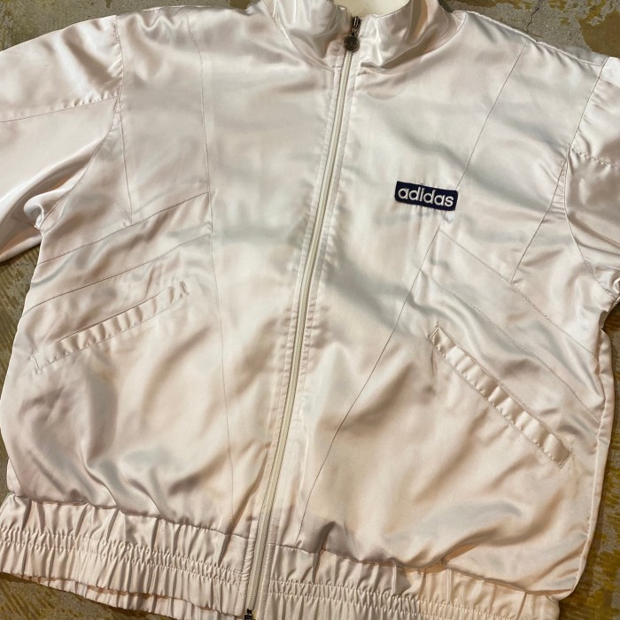 90s adidas white nylon jacket | Vintage.City 古着屋、古着コーデ情報を発信