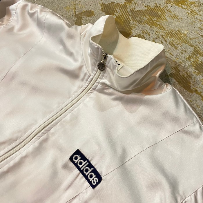 90s adidas white nylon jacket | Vintage.City 빈티지숍, 빈티지 코디 정보