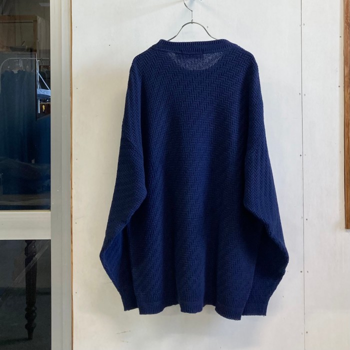 デザインコットンニット / design cotton knit | Vintage.City 古着屋、古着コーデ情報を発信