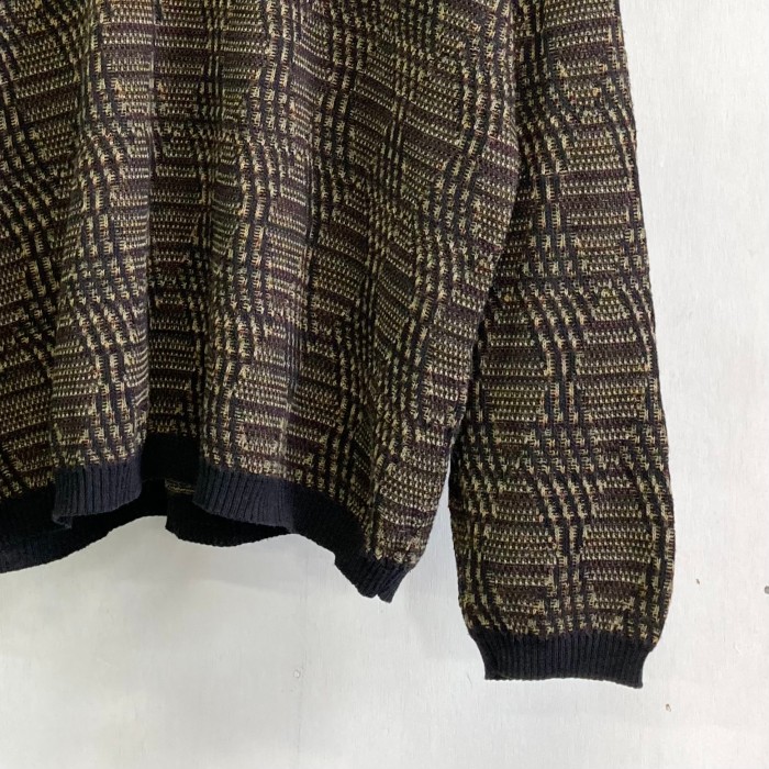 デザインニットポロシャツ / L/S knit polo shirt | Vintage.City 古着屋、古着コーデ情報を発信
