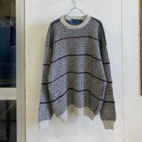 プルオーバーデザインニット / pull over design knit | Vintage.City 古着屋、古着コーデ情報を発信