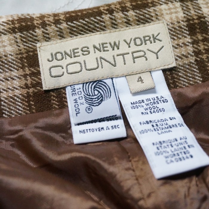 JONES NEW YORK COUNTRY USA チェック テーパードパンツ | Vintage.City 古着屋、古着コーデ情報を発信