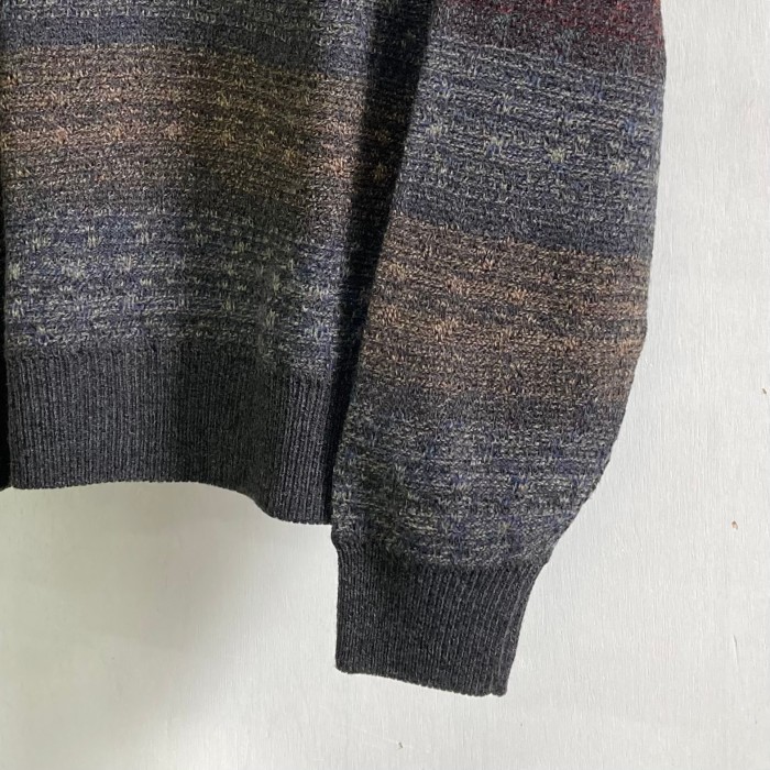 デザインボーダーニット / design border knit | Vintage.City 古着屋、古着コーデ情報を発信