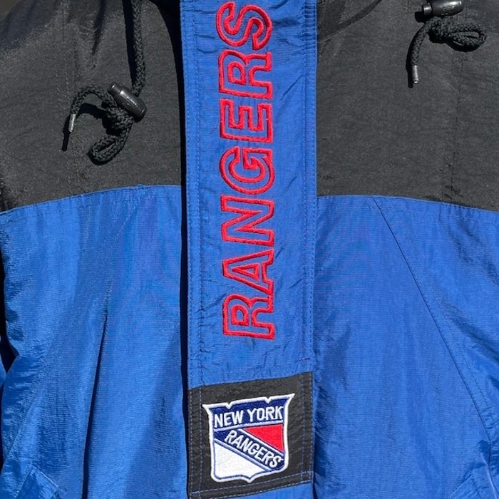 90s スターター NHL ニューヨークレンジャース 中綿ナイロンジャケット ...
