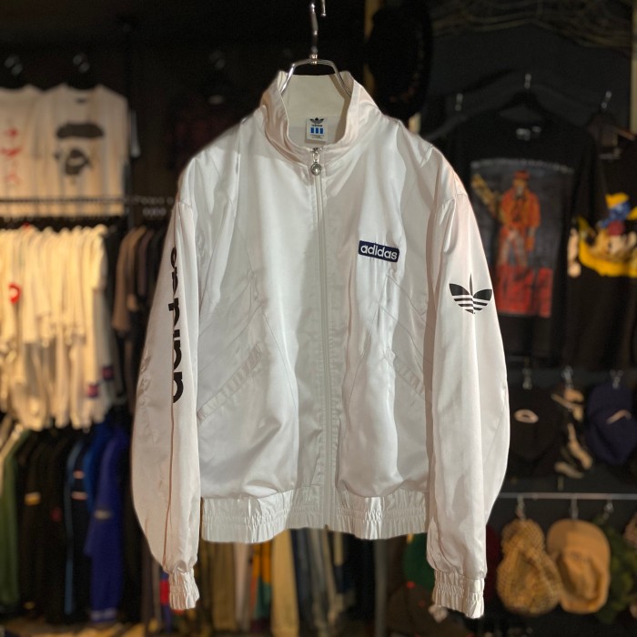 90s adidas white nylon jacket | Vintage.City Vintage Shops, Vintage Fashion Trends