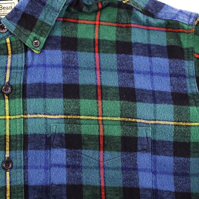 00s LL Bean Over Size Flannel BD Shirt | Vintage.City 古着屋、古着コーデ情報を発信