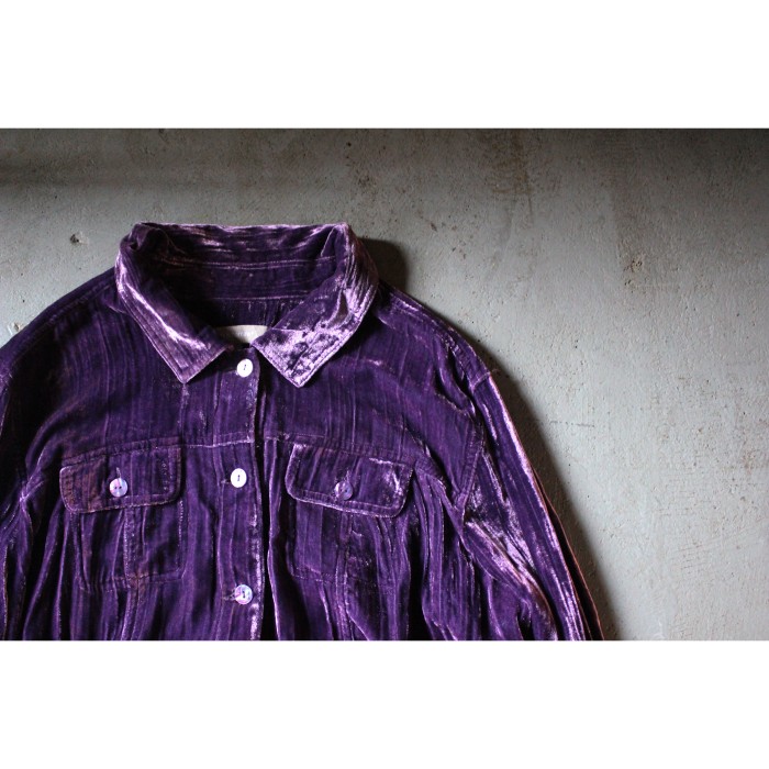Croft & Barrow velvet shirt "70506 type" | Vintage.City 古着屋、古着コーデ情報を発信