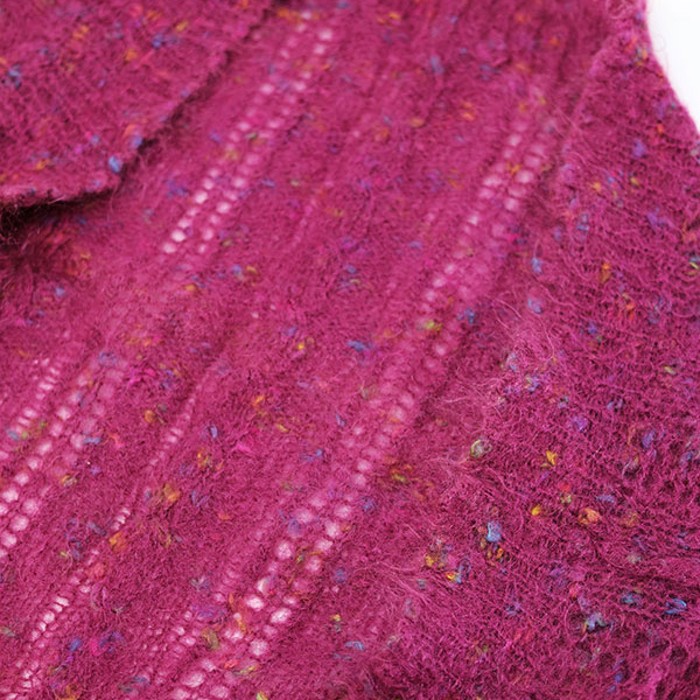 Unknown Shaggy Nep Bolero Knit Cardigan | Vintage.City Vintage Shops, Vintage Fashion Trends