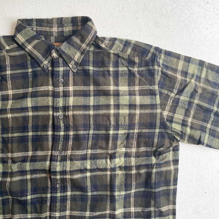 old ST,JOHN'S BAY Flannel shirt 【XL】 | Vintage.City 빈티지숍, 빈티지 코디 정보