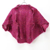 Unknown Shaggy Nep Bolero Knit Cardigan | Vintage.City ヴィンテージ 古着
