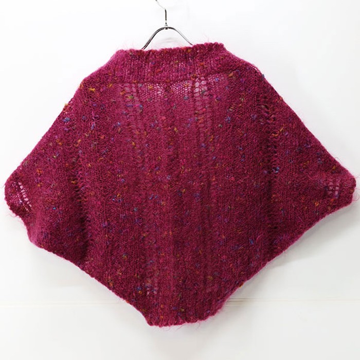 Unknown Shaggy Nep Bolero Knit Cardigan | Vintage.City 古着屋、古着コーデ情報を発信