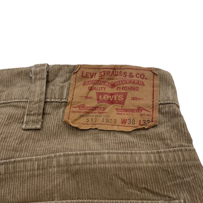 1979's  Levi's 517/ flare corduroy pants | Vintage.City 古着屋、古着コーデ情報を発信