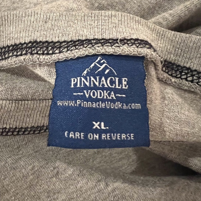 PINNACLE ビンテージ90s 長袖Tシャツ XL グレー ロンT カレッジ 