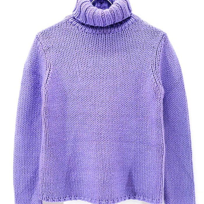 -00s GAP Lavender Turtle Neck Knit | Vintage.City 古着屋、古着コーデ情報を発信