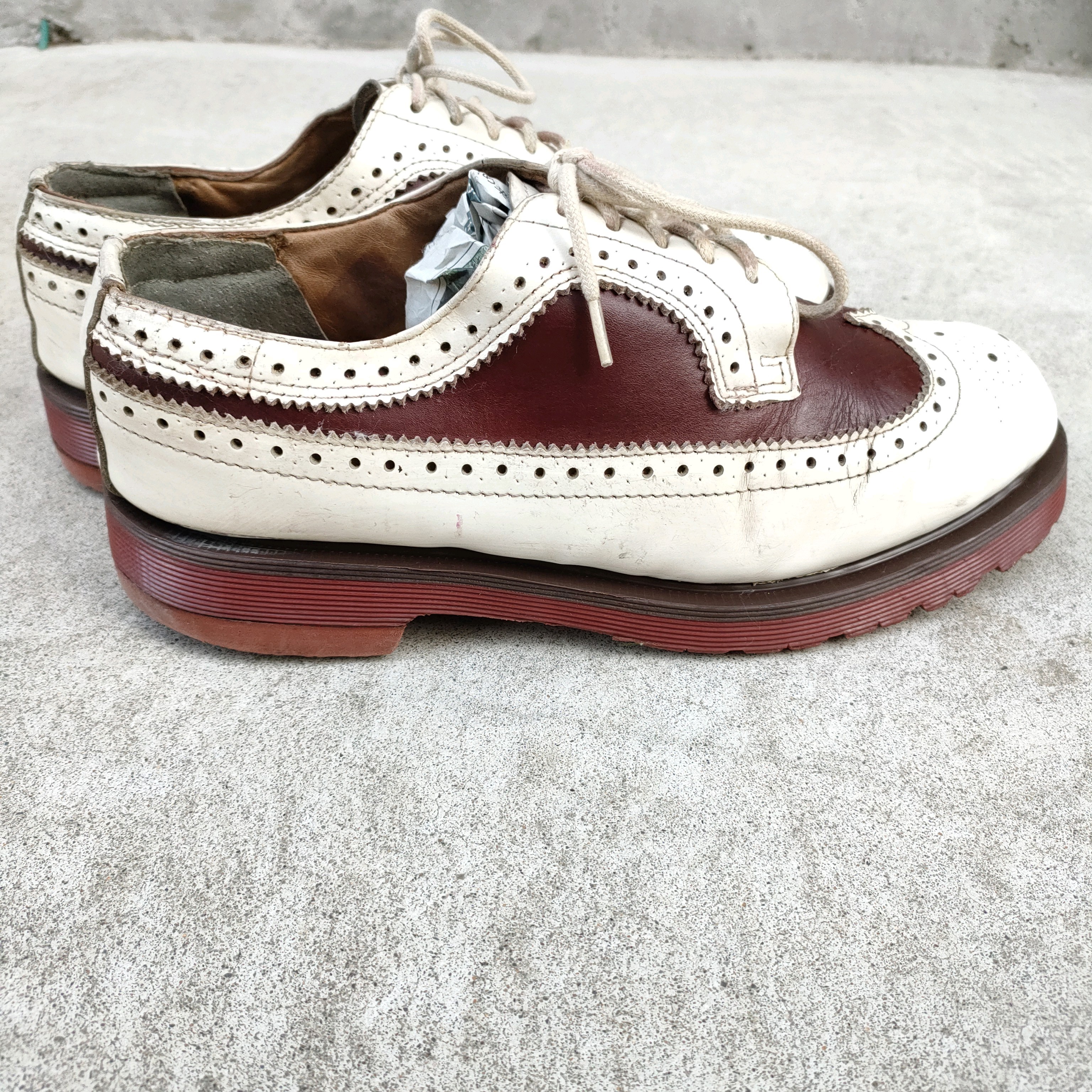 ドクターマーチンDr.Martens/5ホール/バイカラー/ウイングチップ 革靴 