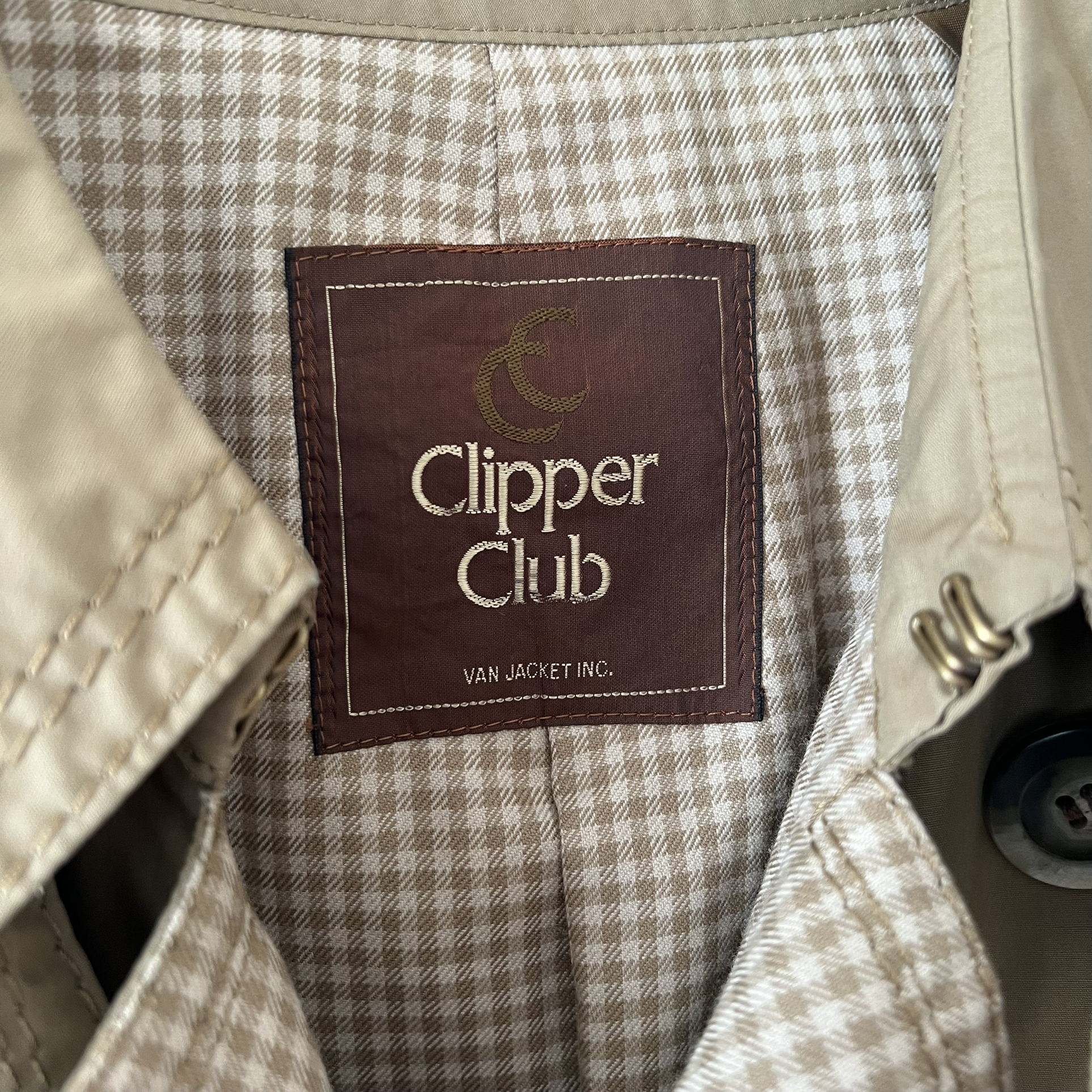 Clipper Club VAN JACKET ヴァンヂャケット トレンチコート   Vintage.City